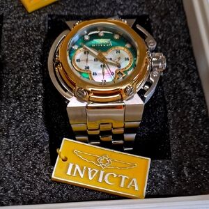 Invicta Coalition Forces X-Wing 30454 – 46 mm Chronograph Quartz, Green MOP Dial